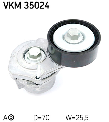 Belt Tensioner, V-ribbed belt - VKM 35024 SKF